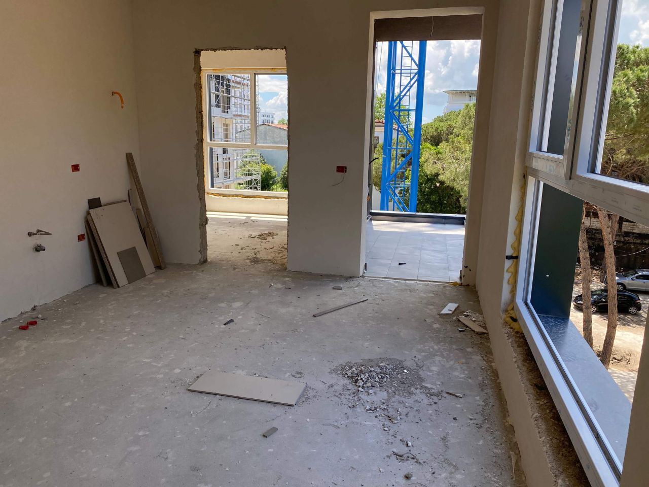 Новая недвижимость на продажу в Големе Дуррес Албания Новое строящееся здание в 50 метрах от моря